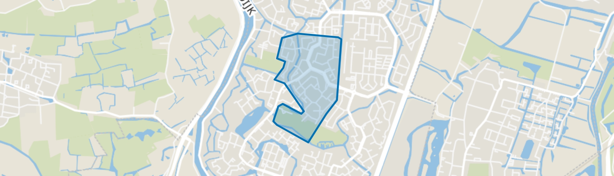 Daalmeer-Zuidwest, Alkmaar map