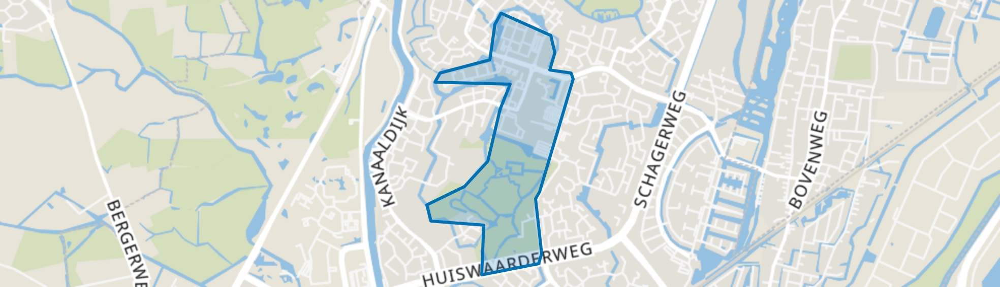 De Mare, Alkmaar map