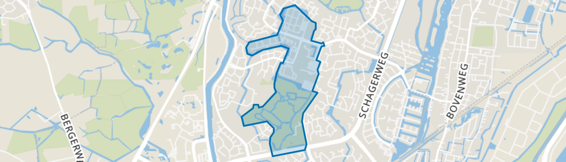 De Mare, Alkmaar map