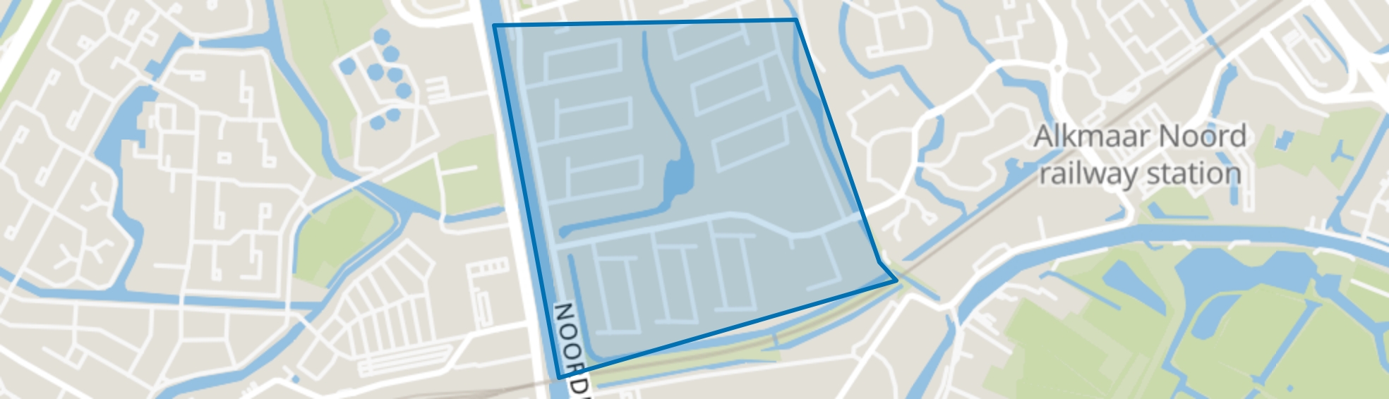 Huiswaard-1-Zuid, Alkmaar map
