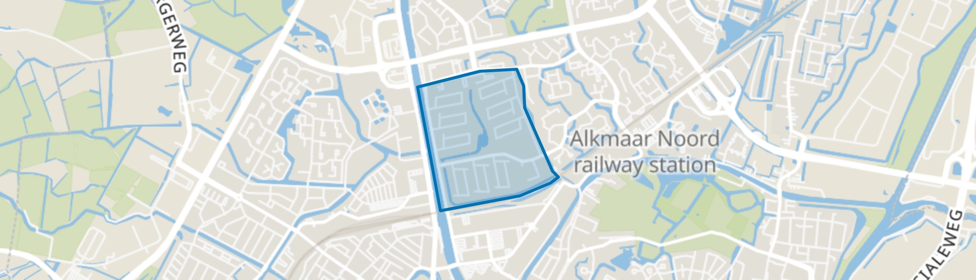 Huiswaard-1-Zuid, Alkmaar map