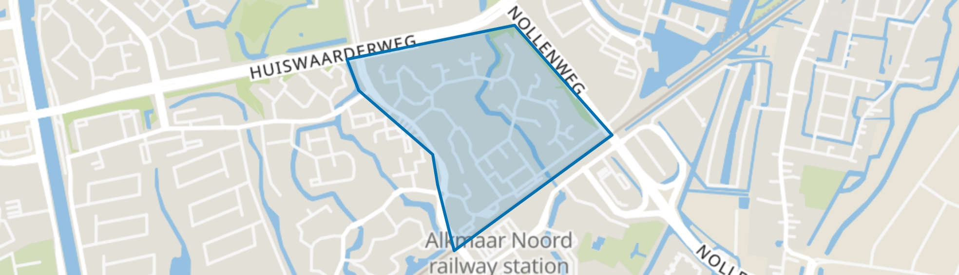Huiswaard-2-Oost, Alkmaar map