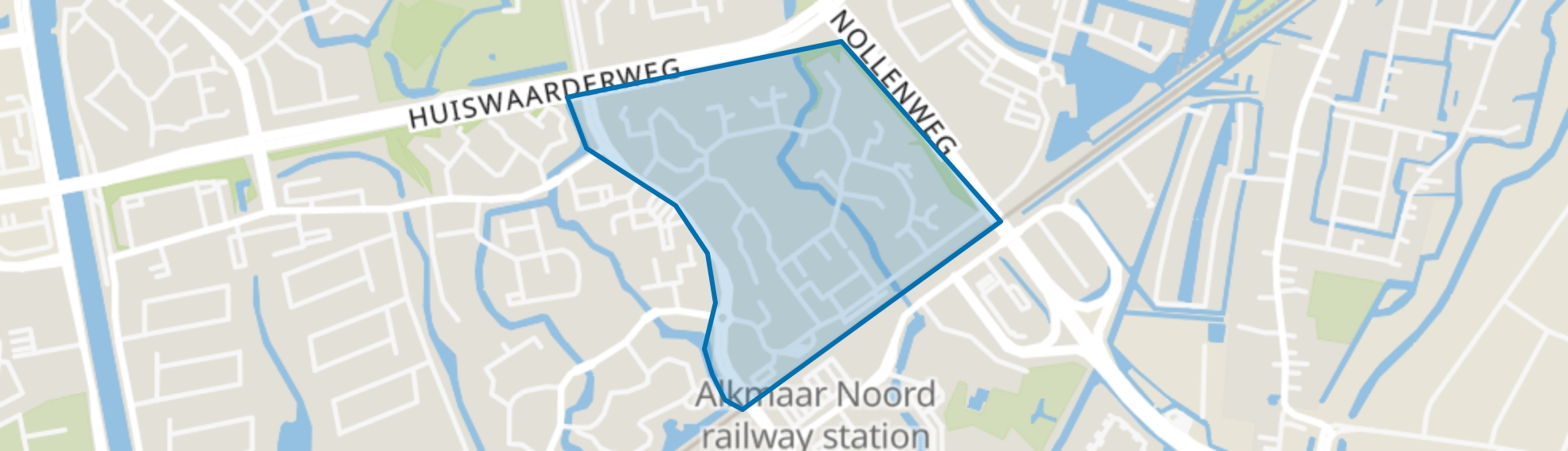 Huiswaard-2-Oost, Alkmaar map