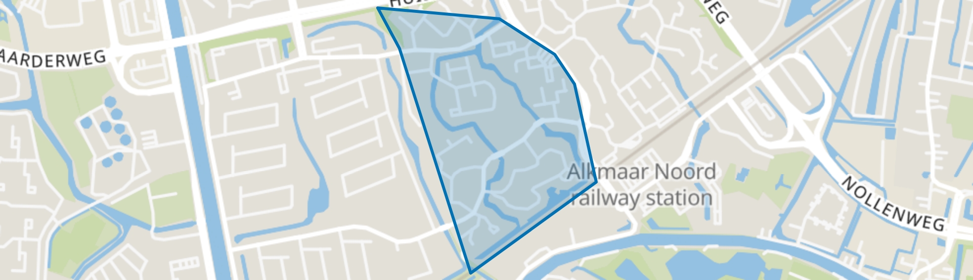 Huiswaard-2-West, Alkmaar map
