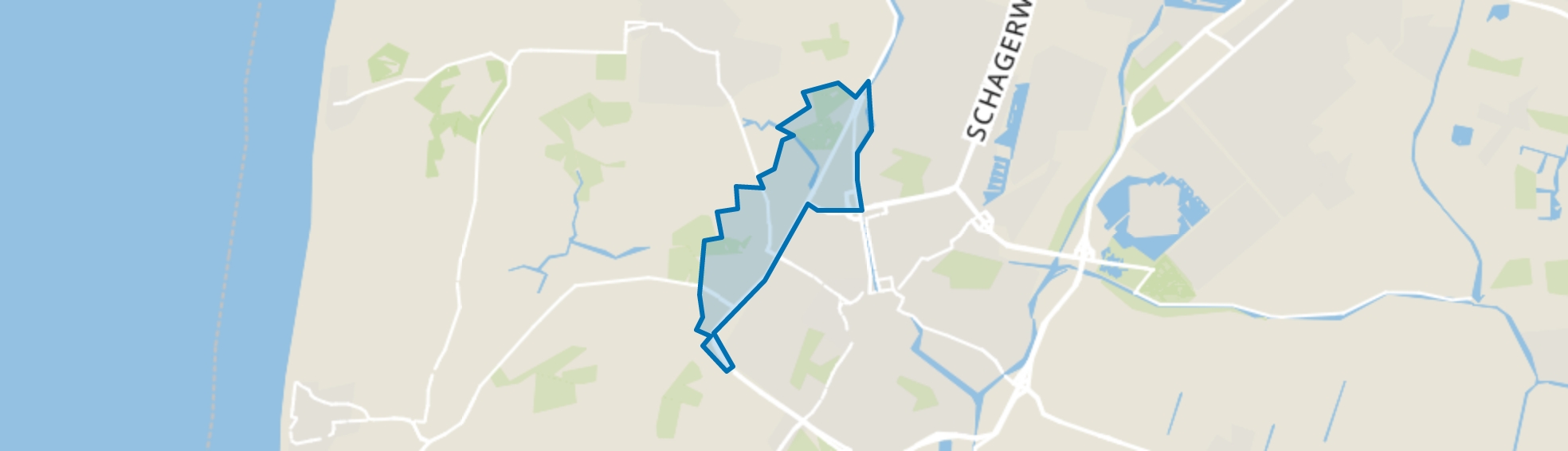 Landelijk gebied-West, Alkmaar map
