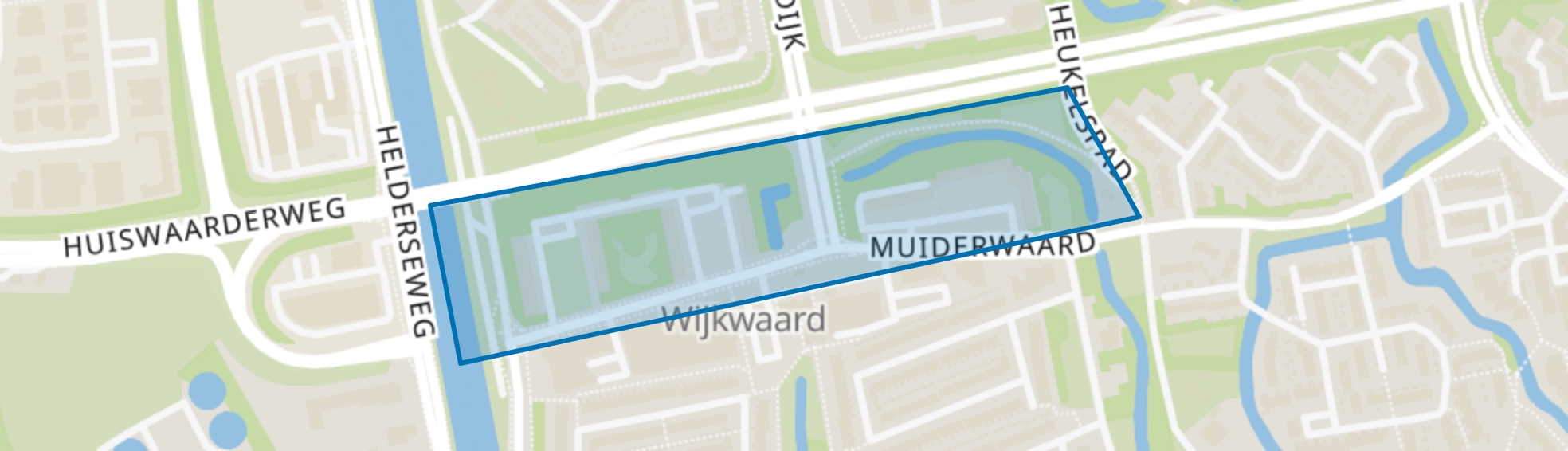 Muiderwaard, Alkmaar map