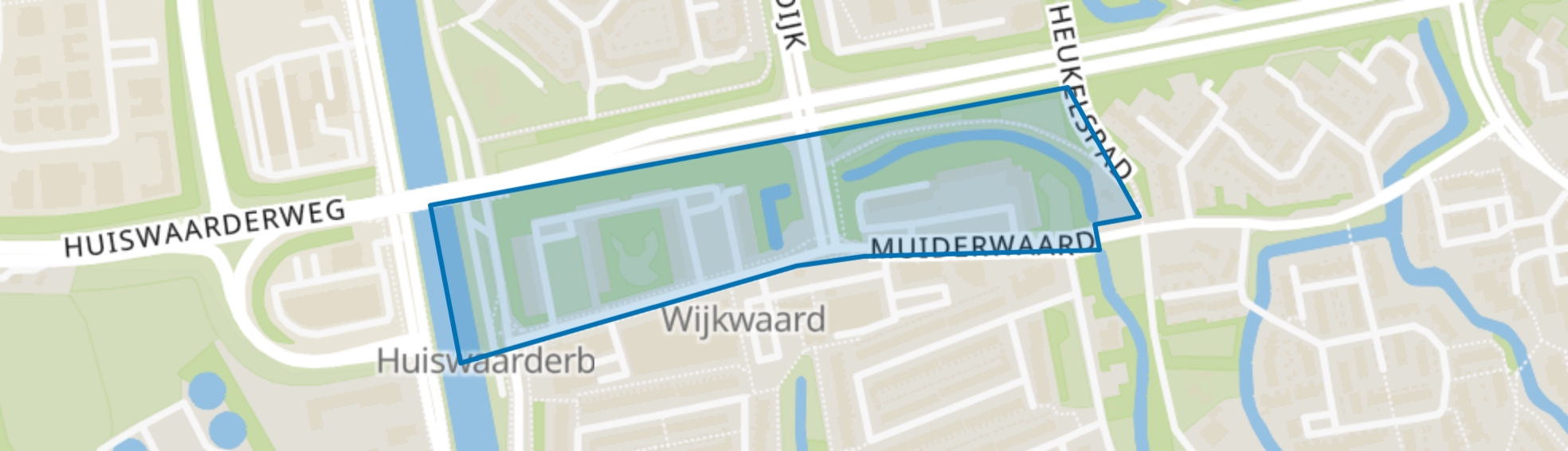 Muiderwaard, Alkmaar map