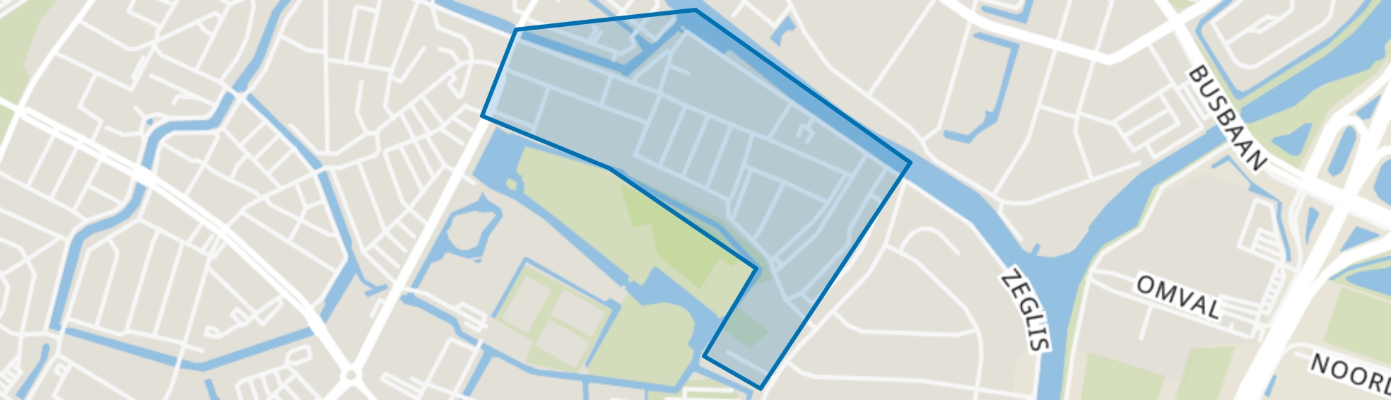 Oud-Overdie, Alkmaar map