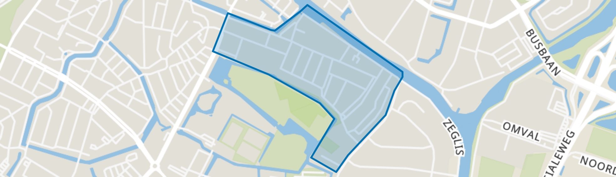 Oud-Overdie, Alkmaar map