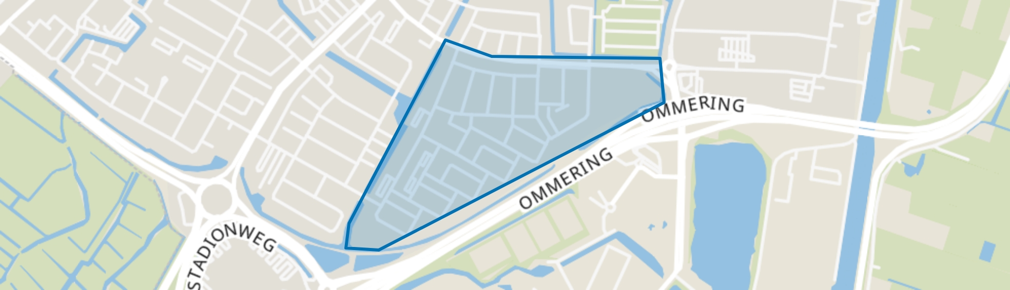 Overdie-Oost, Alkmaar map