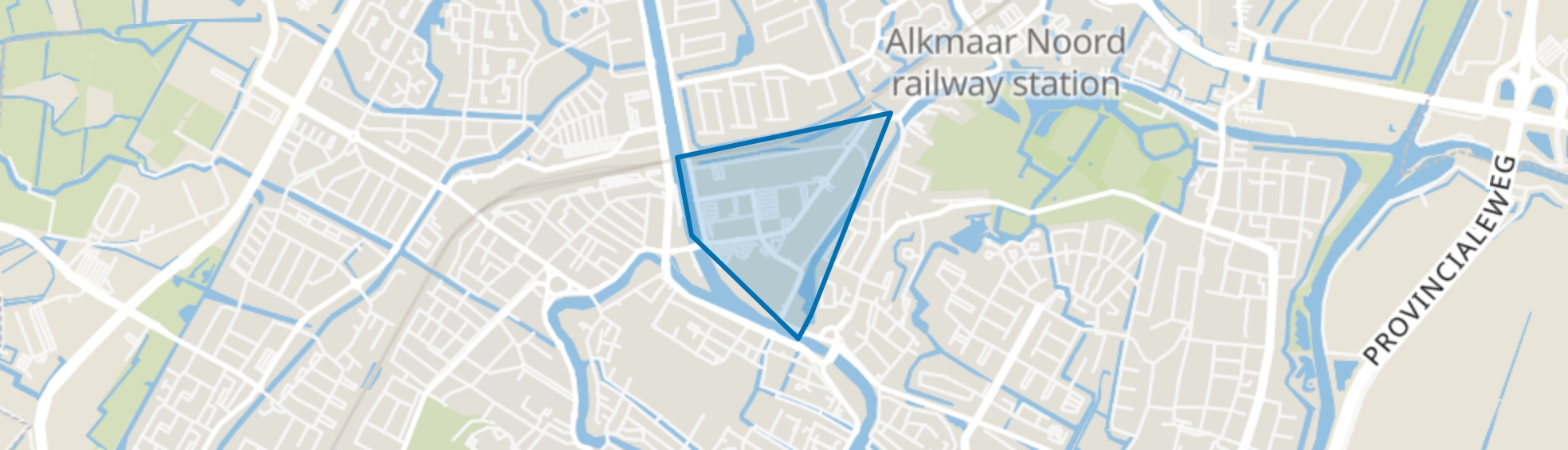 Overstad, Alkmaar map
