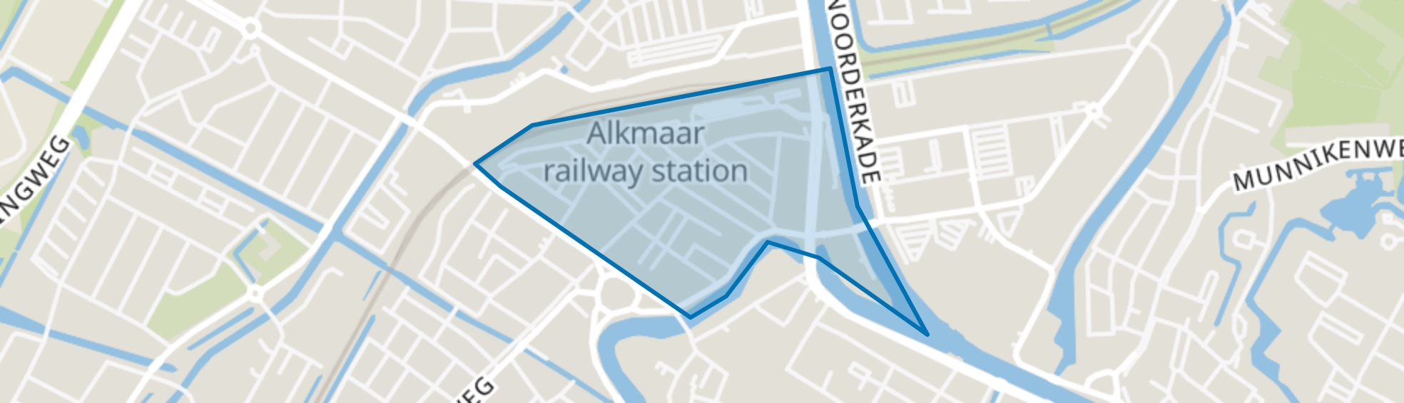 Spoorbuurt, Alkmaar map