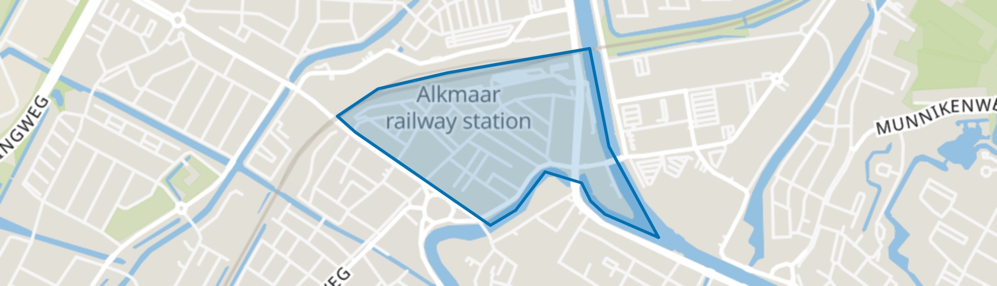 Spoorbuurt, Alkmaar map