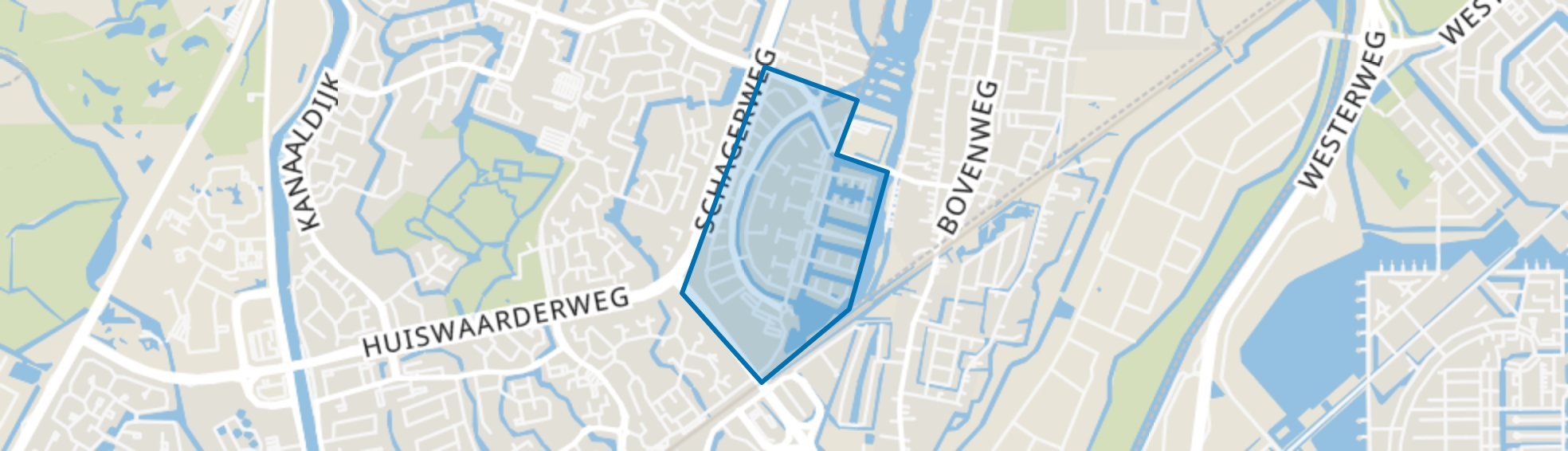 Vroonermeer-Zuid, Alkmaar map