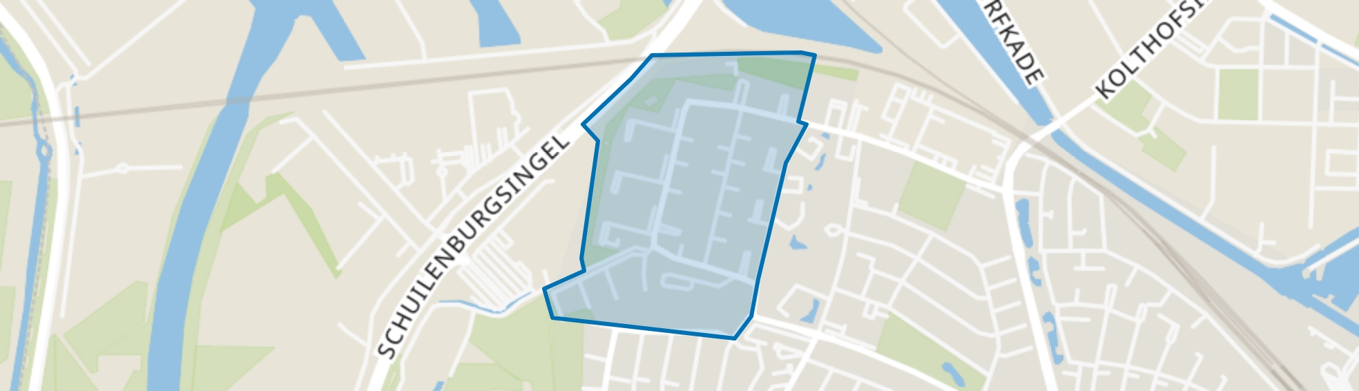 Aalderinkshoek Noordwest, Almelo map