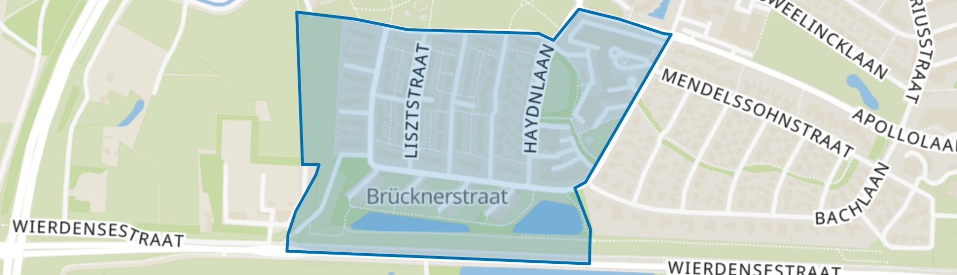 Aalderinkshoek Zuidwest, Almelo map