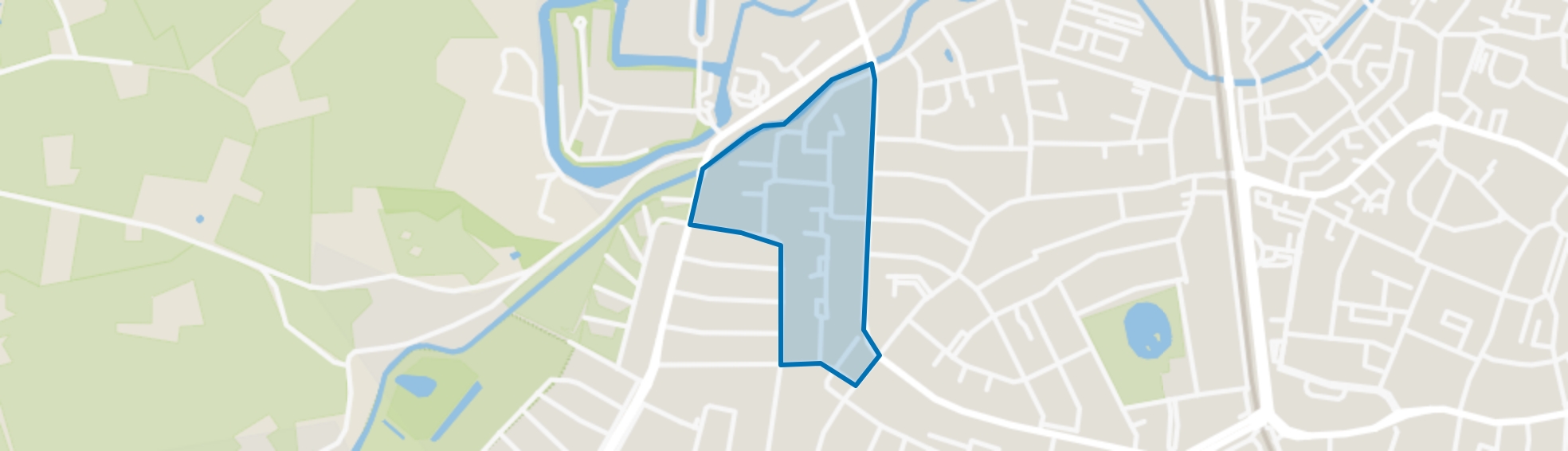 Achterlanden en omgeving, Almelo map