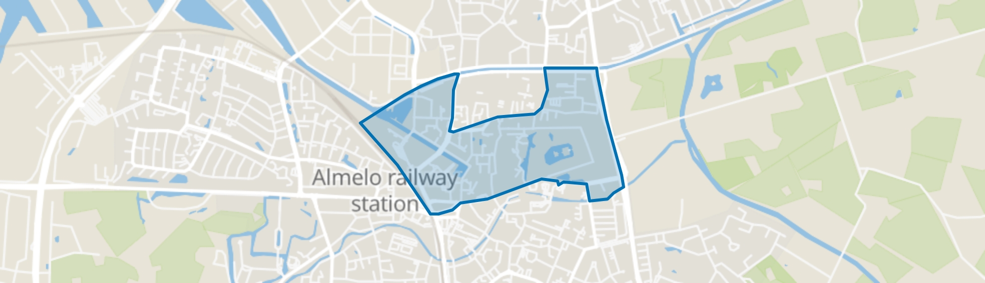 Binnenstad Noord, Almelo map