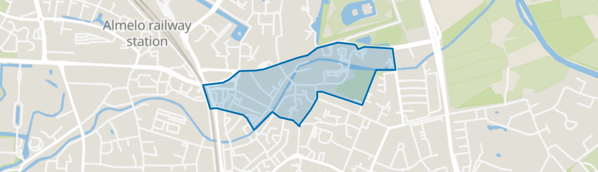 Binnenstad Zuid, Almelo map