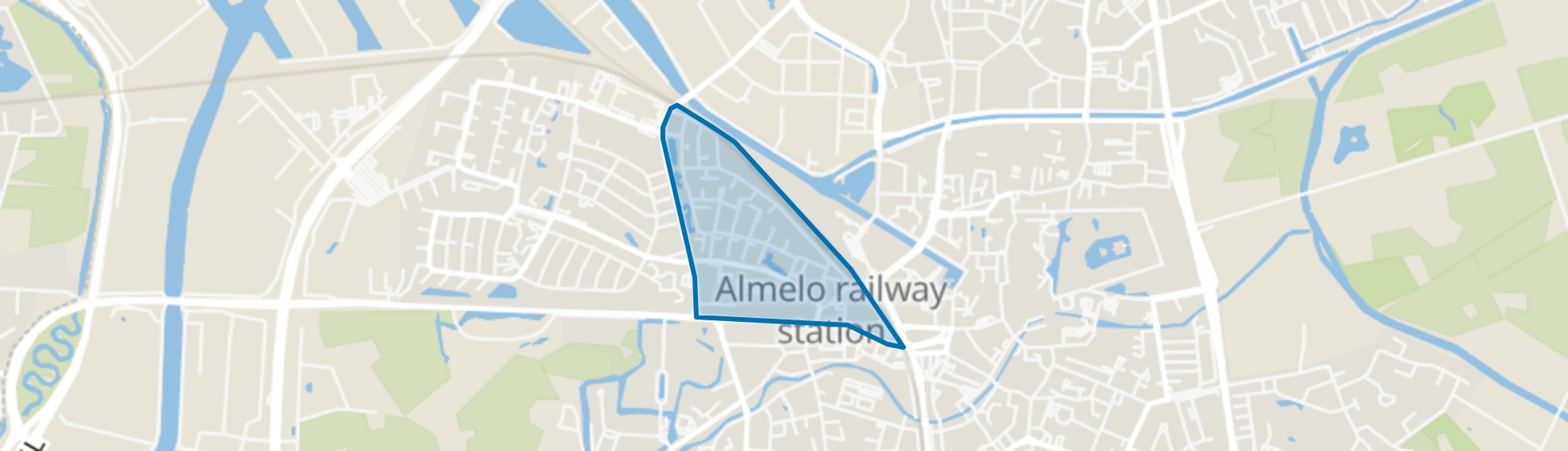 Kerkelanden, Almelo map