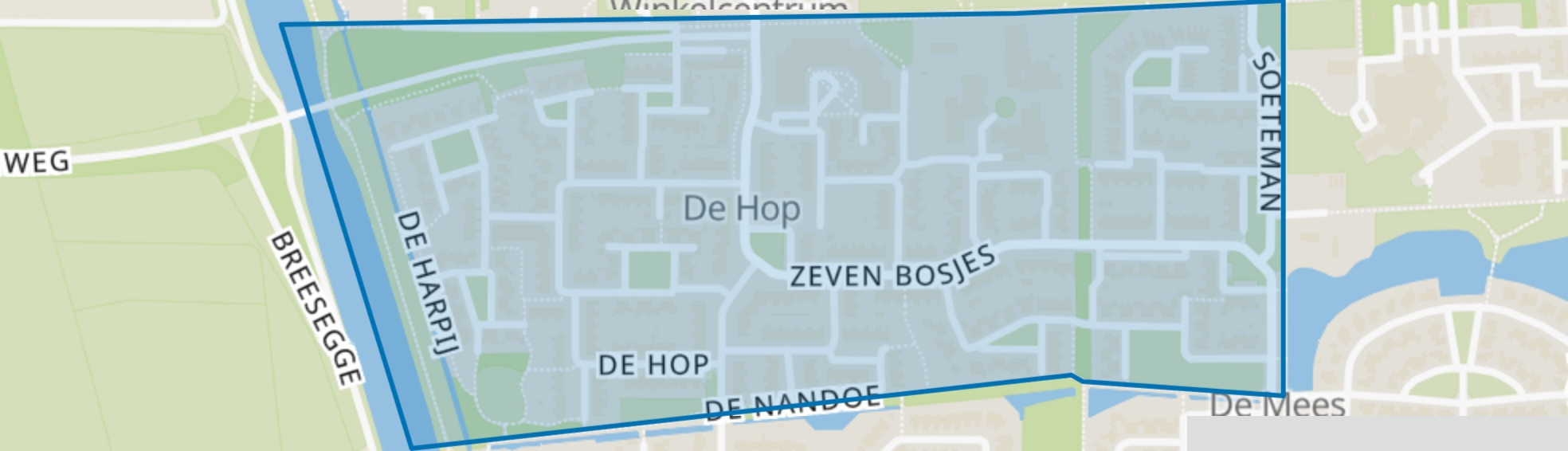 Leemslagen Zuid, Almelo map