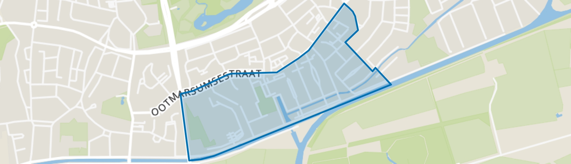 Ootmarsumsestraat en omgeving, Almelo map