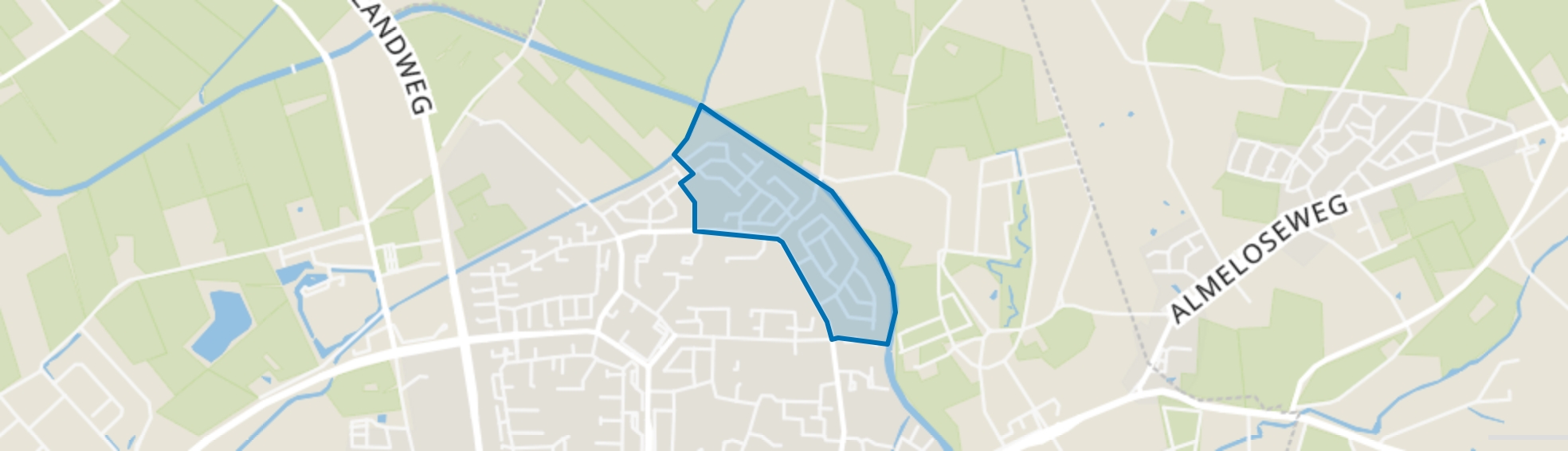 Schelfhorst Noordoost, Almelo map