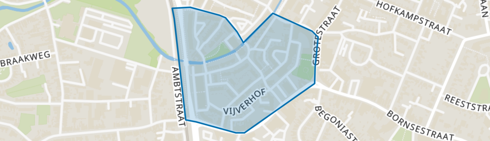 Ulk en omgeving, Almelo map