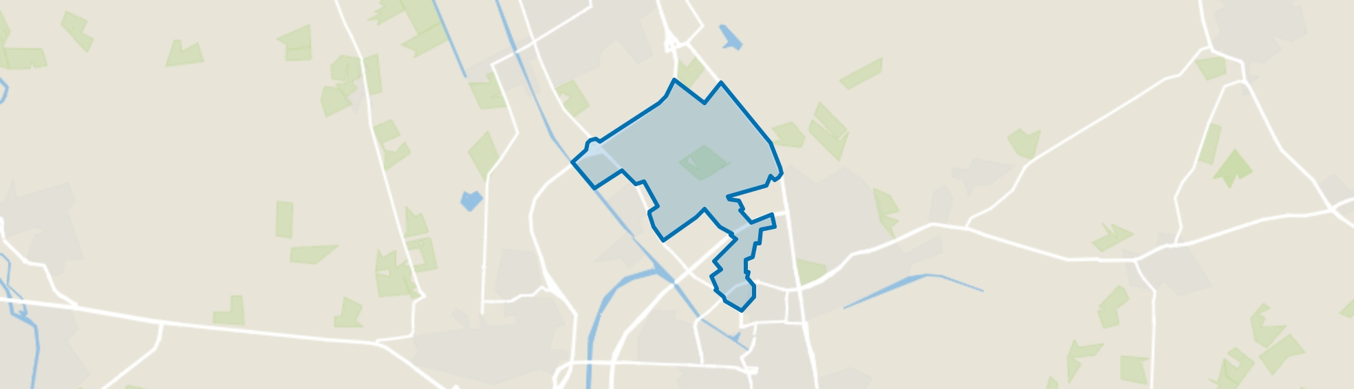 Verspreide huizen wijk 12, Almelo map