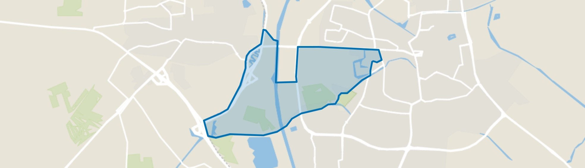 Verspreide huizen wijk 14, Almelo map