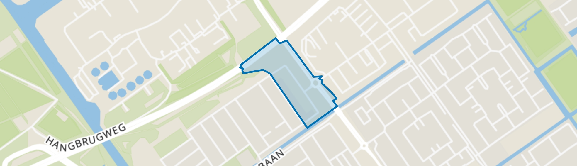 Bedrijventerrein Bouwmeesterbuurt, Almere map
