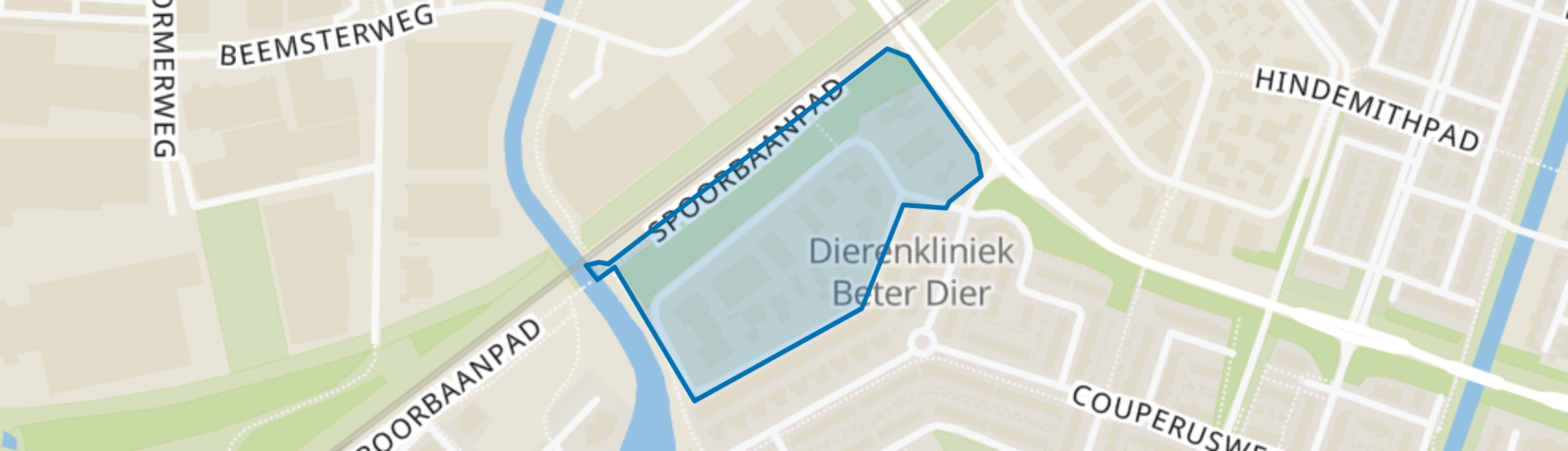 Bedrijventerrein De Binderij, Almere map