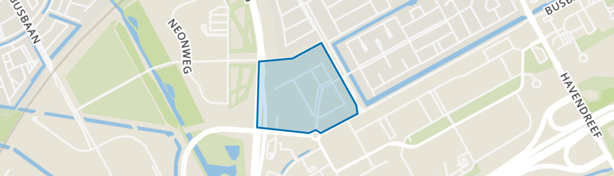 Bedrijventerrein De Uitgeverij, Almere map