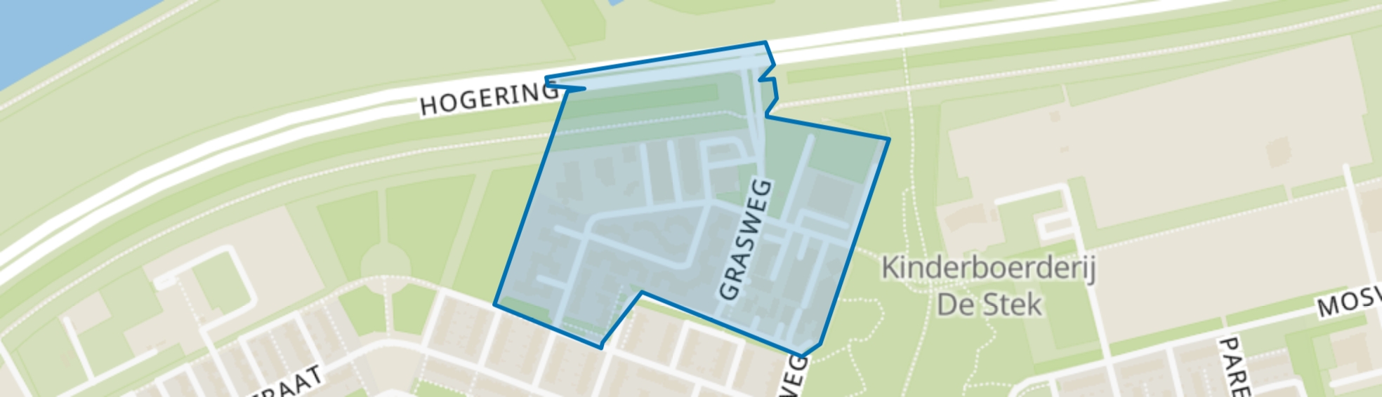 Bedrijventerrein Frezersplaats, Almere map