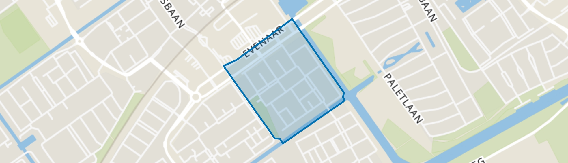 Bloemenbuurt Noord, Almere map