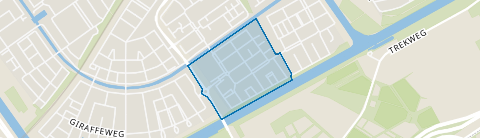 Bloemenbuurt Zuid, Almere map