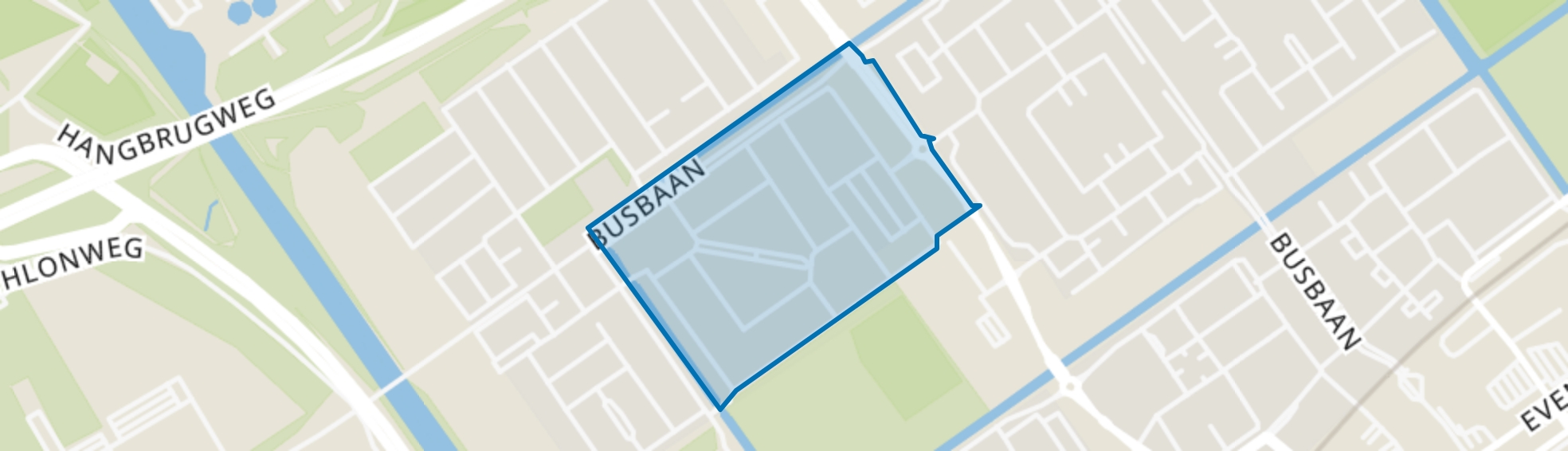 Bouwmeesterbuurt Oost, Almere map