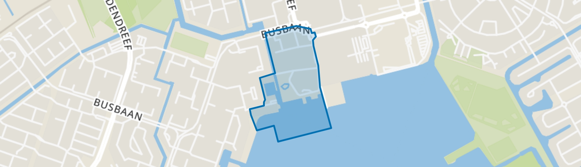 Centrum Stad Zuidwest, Almere map