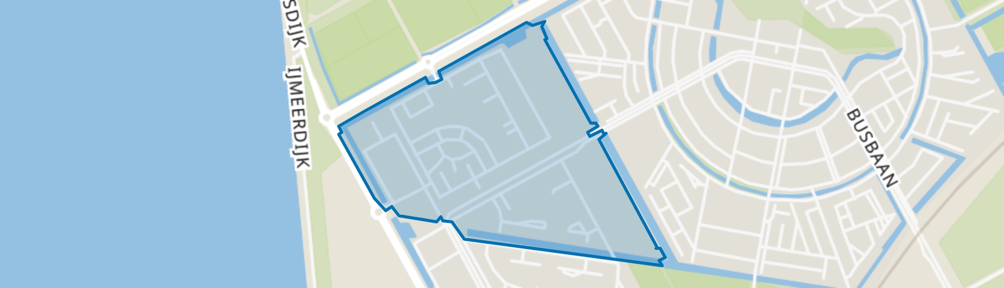 Columbuskwartier Noord, Almere map