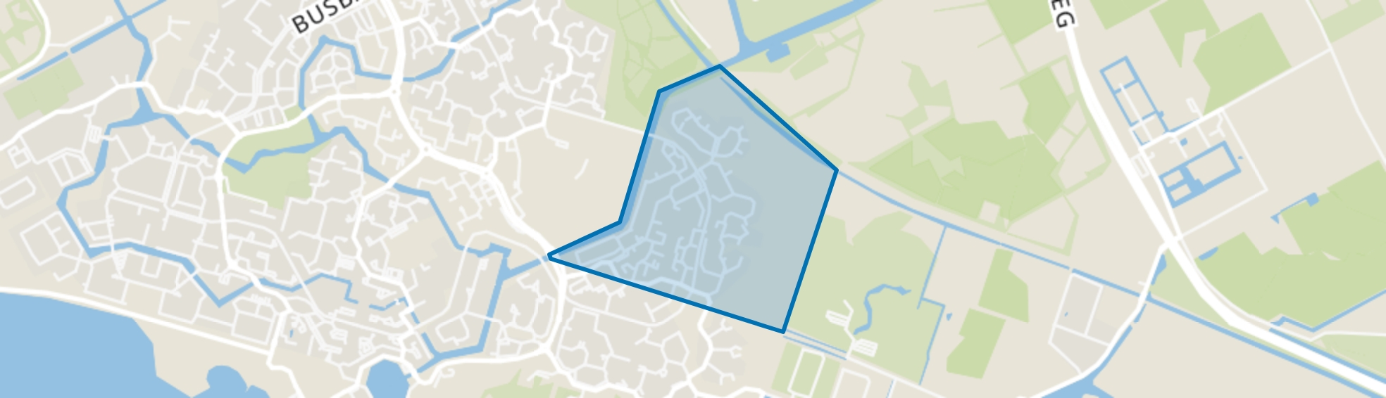 De Grienden, Almere map