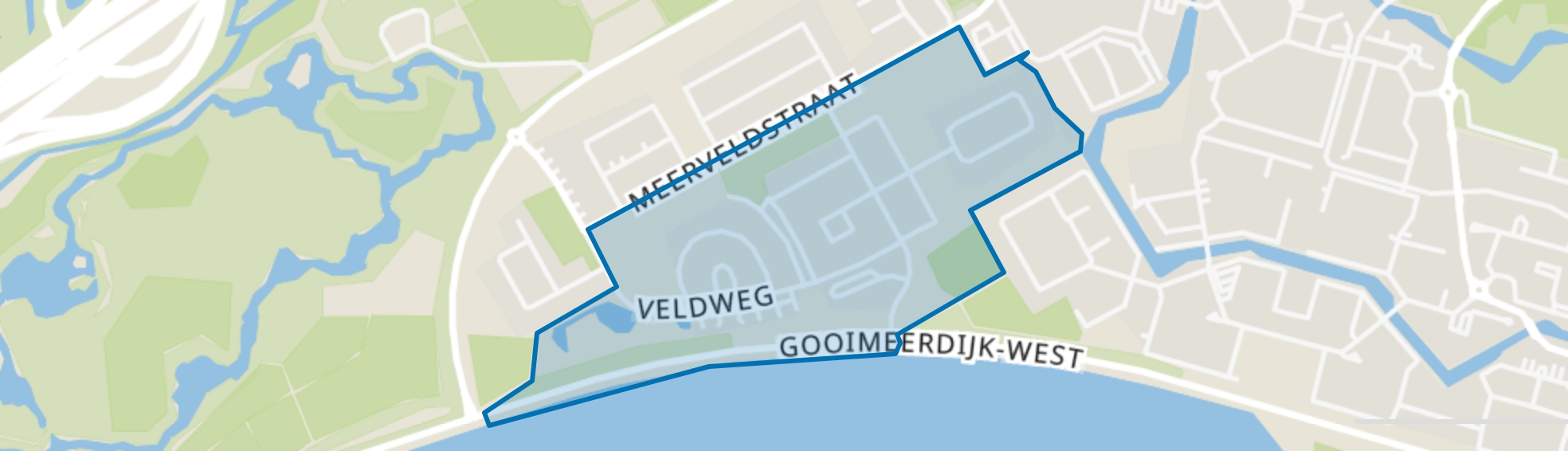 De Velden Zuid, Almere map