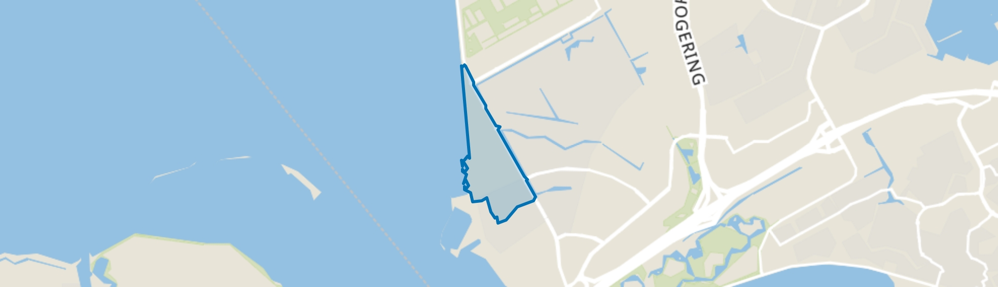 Duin Noord, Almere map