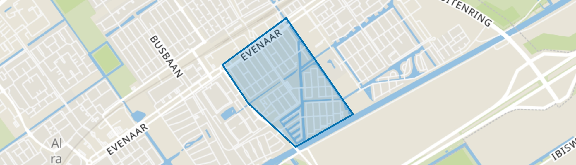 Eilandenbuurt, Almere map