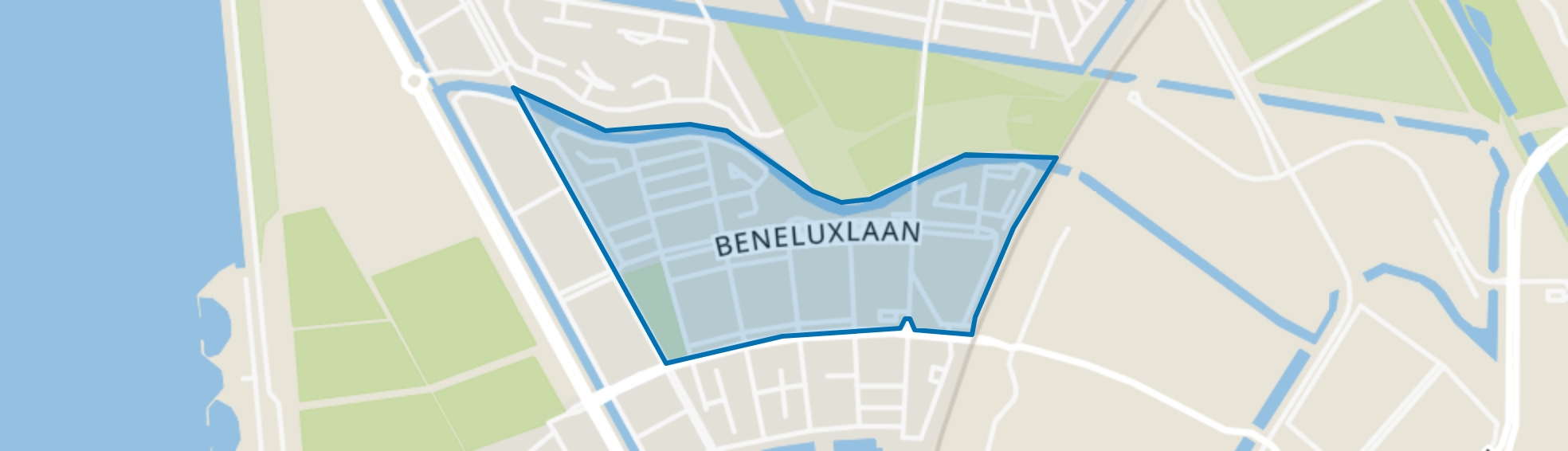 Europakwartier W.-Noord, Almere map