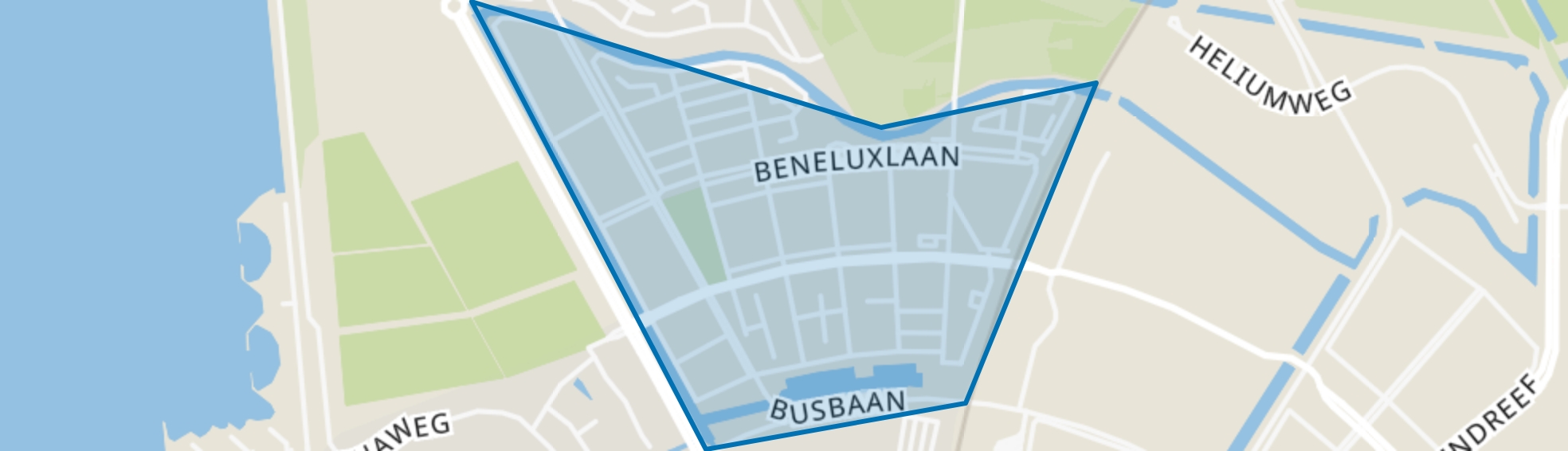 Europakwartier west, Almere map