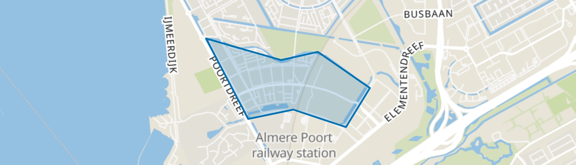 Europakwartier, Almere map