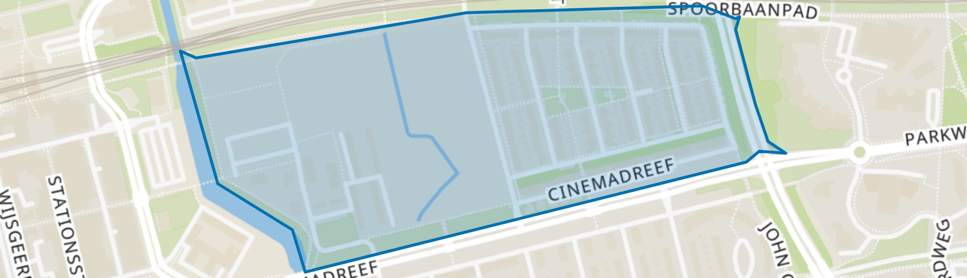 Filmwijk Noord, Almere map