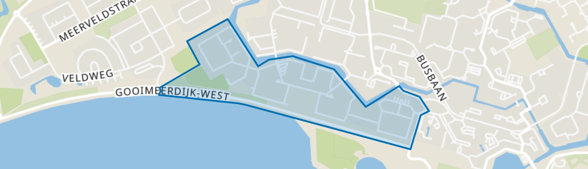 Hoekwierde, Kimwierde en Zandwierde, Almere map