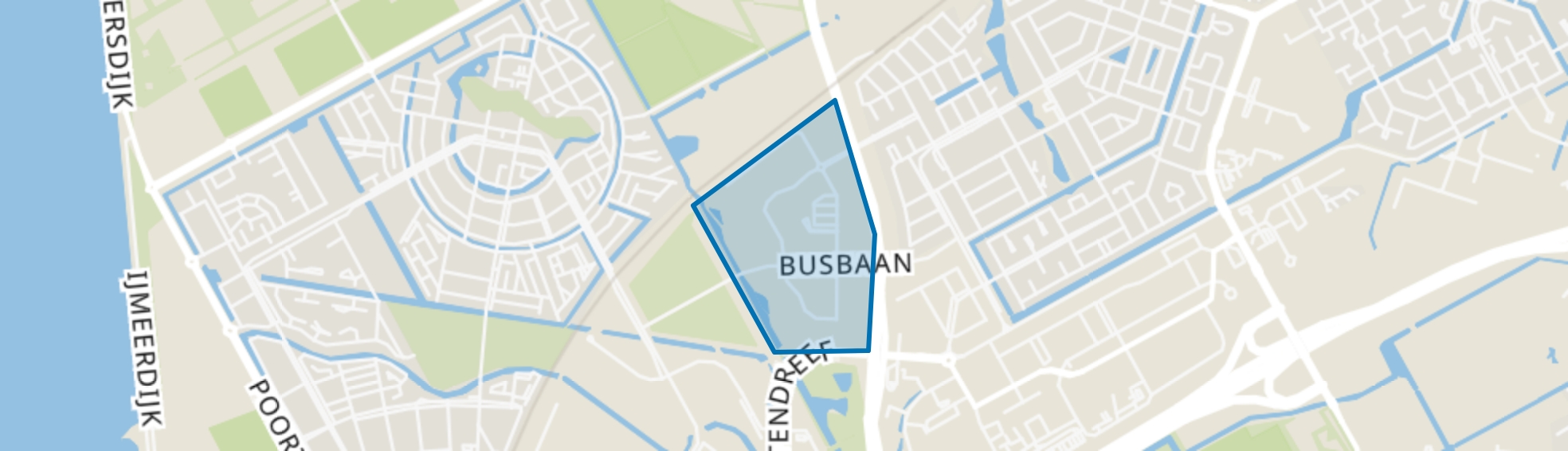 Hogekant, Almere map