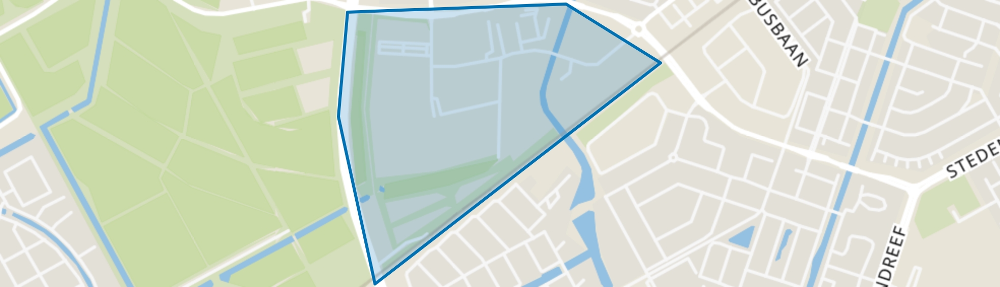 Hollandsekant, Almere map